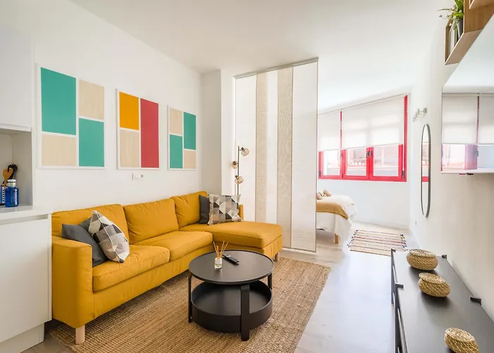 Lejlighed Estudio Cerca Playa De Canteras, Con Ascensor Bt1b *